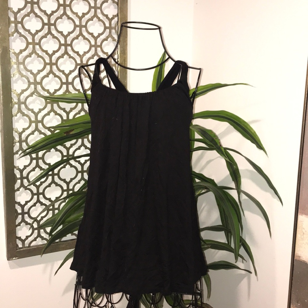 Vanessa Virginia Tie Back Sleeveless Tank Blouse